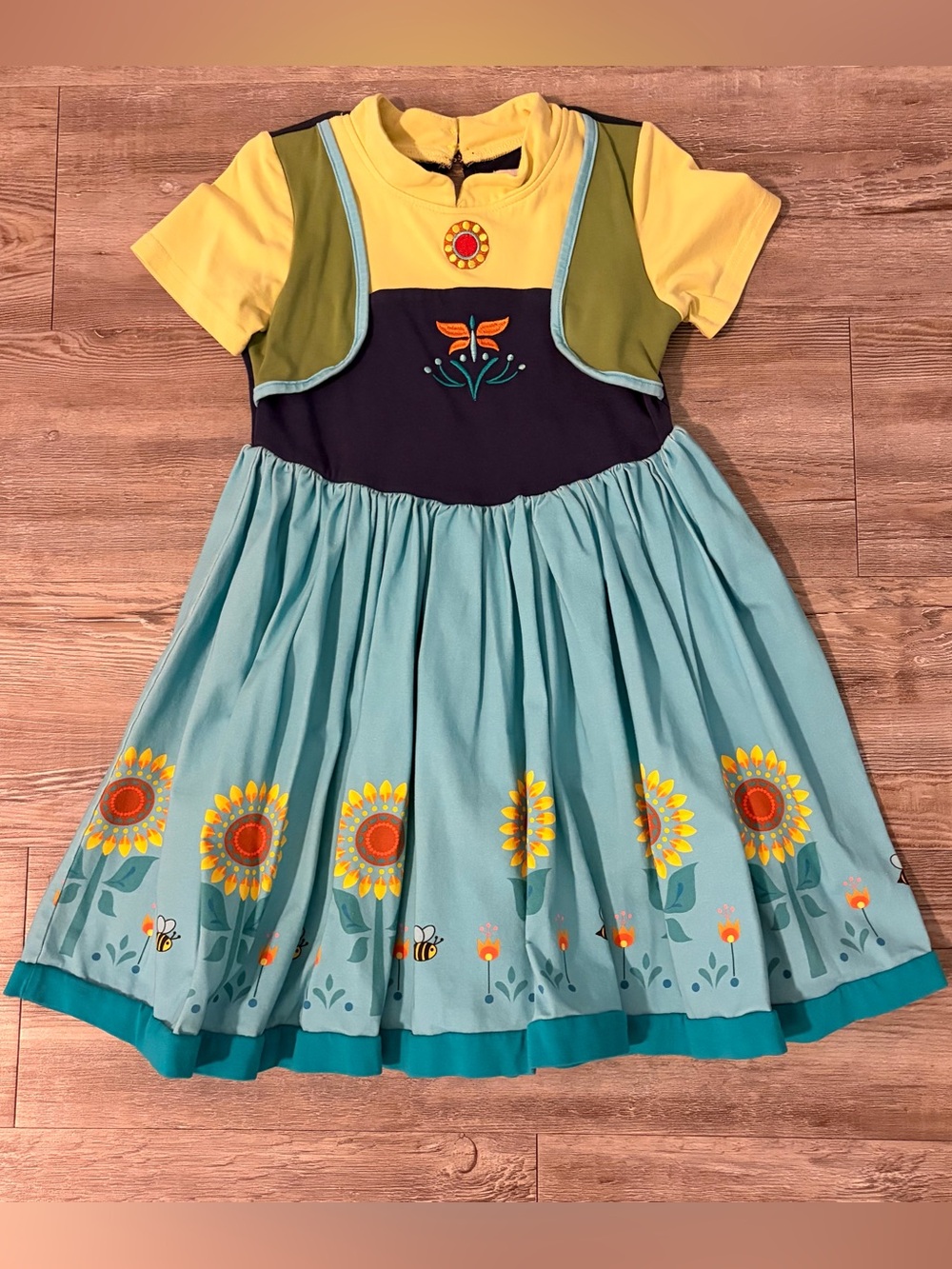 Only Little Once Frozen Anna Dress - Size 7